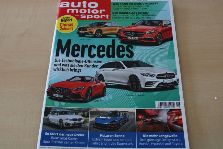 Deckblatt Auto Motor und Sport (18/2018)